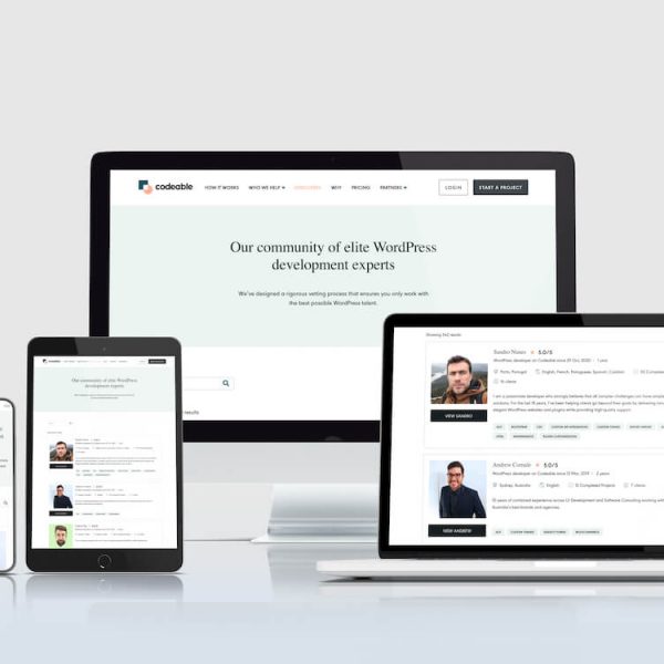 WebApp Landing Page