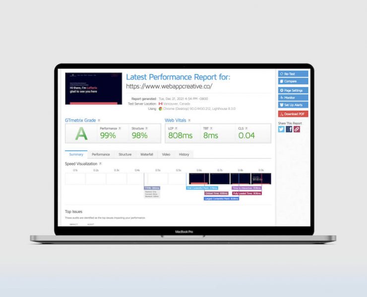 Website Speed Optimization
